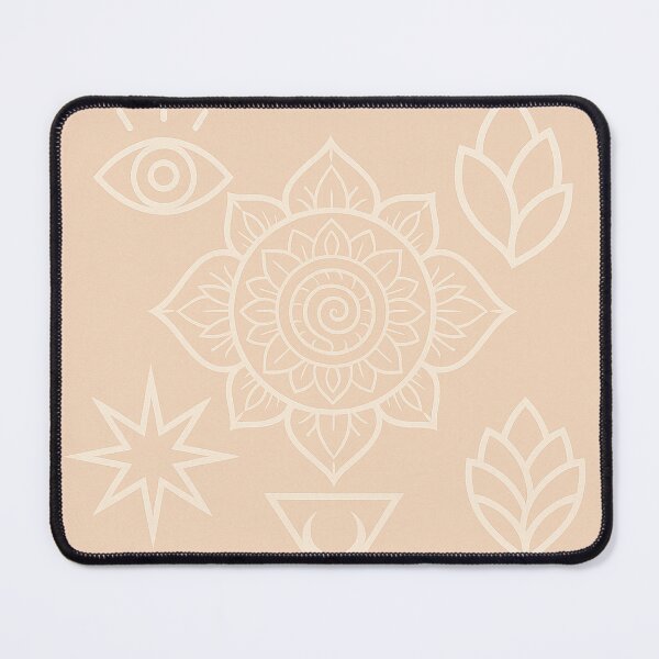 Item preview, Inner Freedom Mandala – Boho Pink & Off-White / Inner Freedom Mandala – Boho Pink & Off-White designed and sold by aluzia.design.