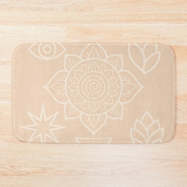 Item preview, Inner Freedom Mandala – Boho Pink & Off-White / Inner Freedom Mandala – Boho Pink & Off-White designed and sold by 	aluzia.design.