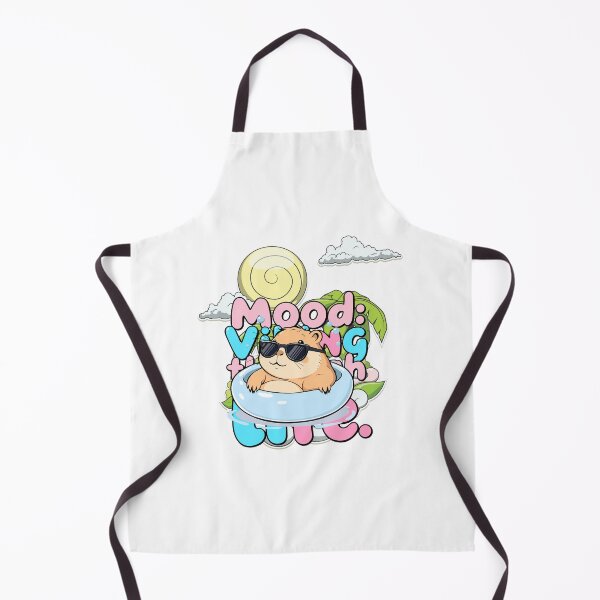 Item preview, Capybara "Mood: Vibing Through Life" with Palm Tree designed and sold by Polarisofficial.