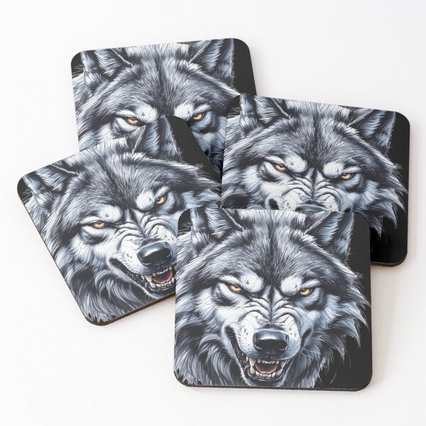 Item preview, Fierce Wolf Face | Powerful Predator Animal Head designed and sold by Design_Your_Day.