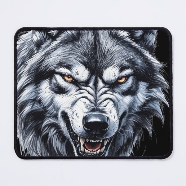 Item preview, Fierce Wolf Face | Powerful Predator Animal Head designed and sold by Design_Your_Day.