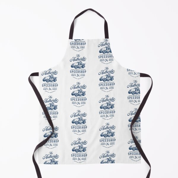 Item preview, Lawnmower Racing - Authentic Speed Shop - Blue - Lawn Mower Racing designed and sold by RaceDayRags.