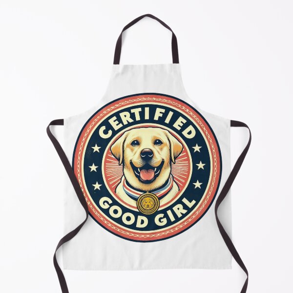 Item preview, Certified Good Girl Labrador – Retro Dog Stamp | Funny Pet Design designed and sold by dogslover22.
