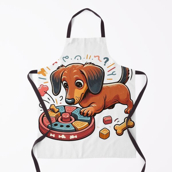 Item preview, Sniff. Nudge. Win. – Dachshund Enrichment Puzzle Toy Art designed and sold by dogslover22.