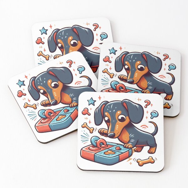 Item preview, Dachshund Puzzle Toy Art – Sniff & Play Dog Enrichment Design designed and sold by dogslover22.