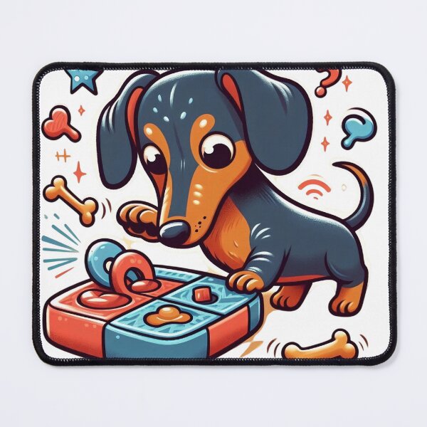 Item preview, Dachshund Puzzle Toy Art – Sniff & Play Dog Enrichment Design designed and sold by dogslover22.