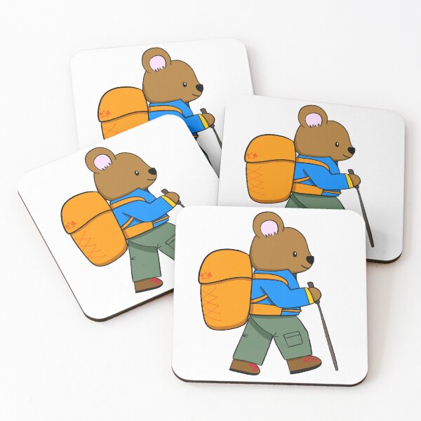 Item preview, Hiking bear designed and sold by Adaptixstudio.
