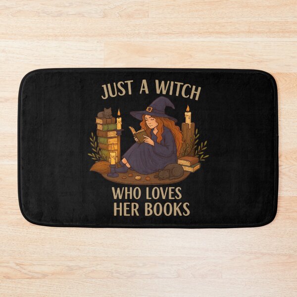 Item preview, Just a Witch Who Loves Her Books designed and sold by k3rstman1.