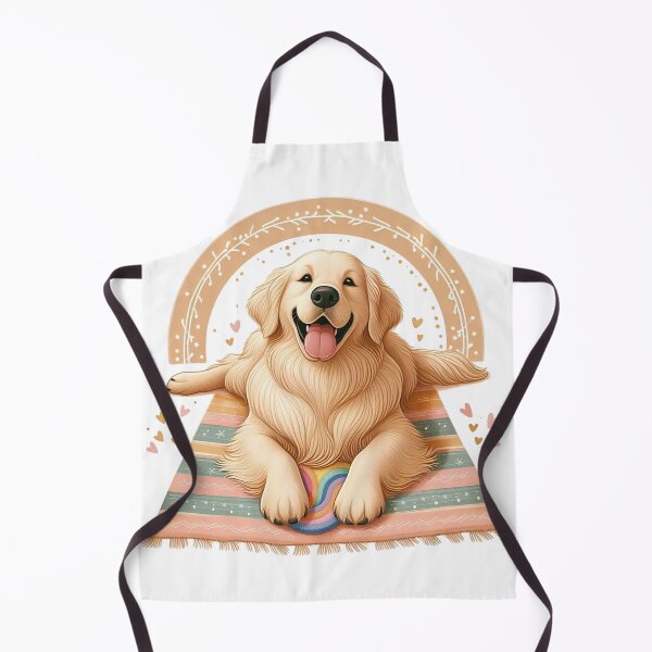 Item preview, Golden Retriever Lick Mat Illustration – Calm Dog Wellness Boho Art designed and sold by dogslover22.