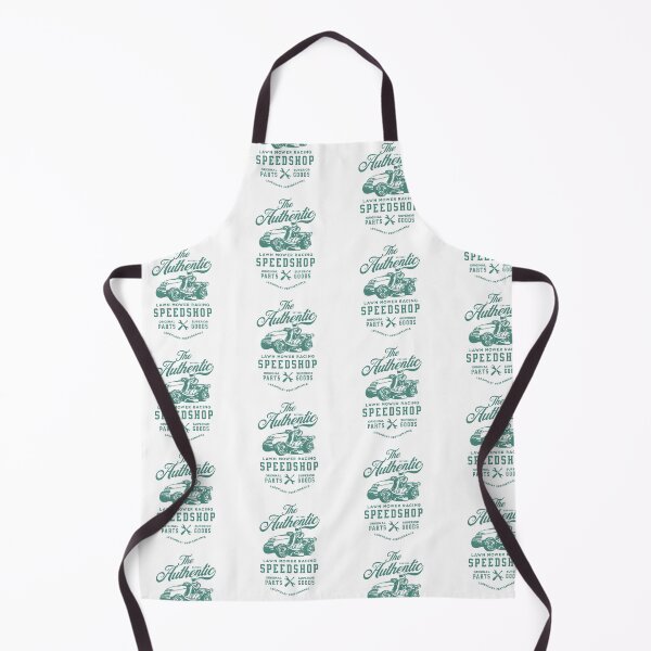 Item preview, Lawnmower Racing - Authentic Speed Shop - Wintergreen - Lawn Mower Racing designed and sold by RaceDayRags.