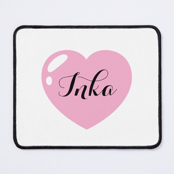 Item preview, Inka Name with pink Heart designed and sold by Monika Howarth.