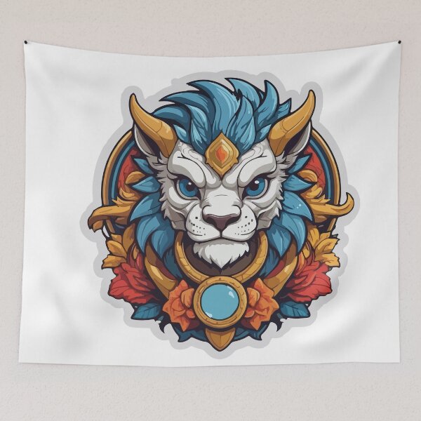 Item preview, lion sign designed and sold by NedaArtworks.