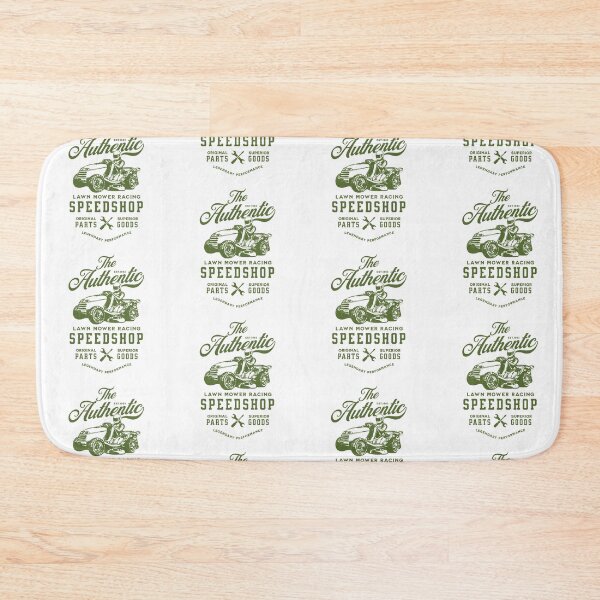 Item preview, Lawnmower Racing - Authentic Speed Shop - Green - Lawn Mower Racing designed and sold by RaceDayRags.