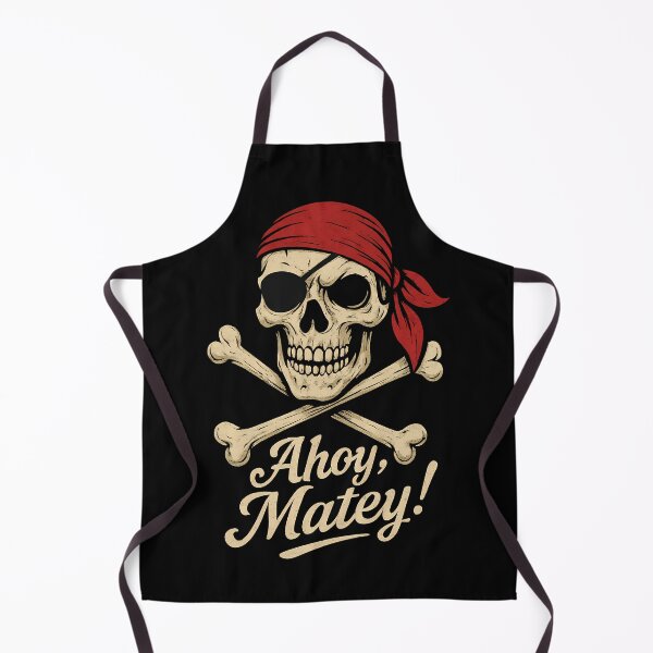 Item preview, Funny Pirate Skull “Ahoy Matey!” Talk Like a Pirate Day designed and sold by FerminaDesigns.