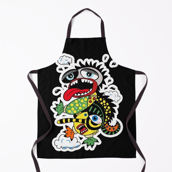 Item preview, Dudlove Monster 01 - dark background designed and sold by dudlove-on-redbubble.