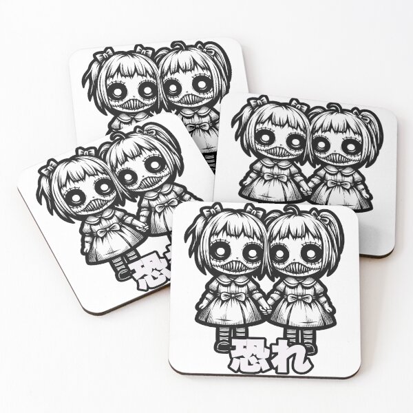 Item preview, Yami Kawaii Horror Twins – Creepy Cute Sisters designed and sold by YamiKawaiiDesigns.