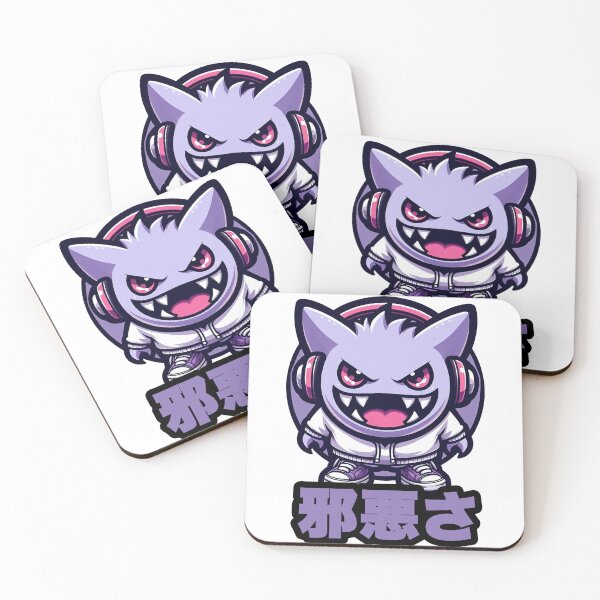 Item preview, Lo-Fi Demon - Purple Trouble in a Hoodie designed and sold by YamiKawaiiDesigns.