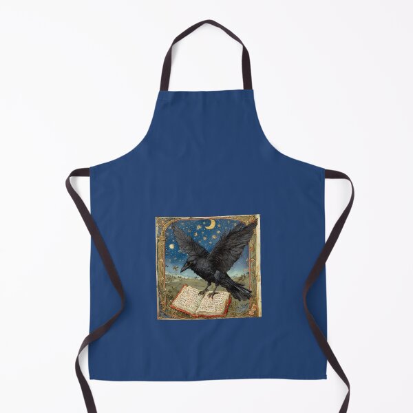 Item preview, The black raven with an ancient book. designed and sold by Natalia-Vlad.