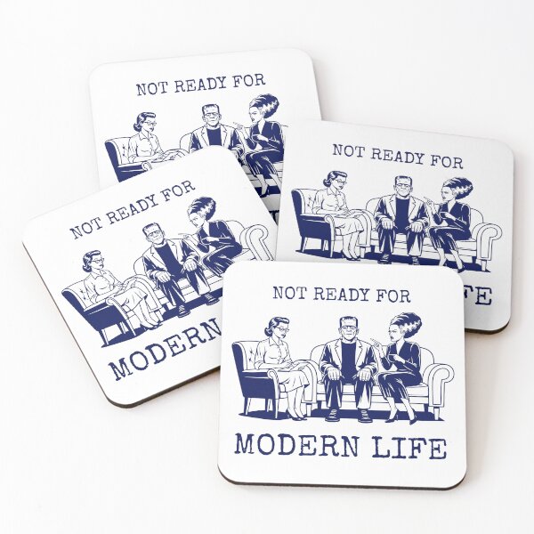 Item preview, Not Ready for Modern Life | Frankenstein's Couple Therapy designed and sold by RedDelaney.