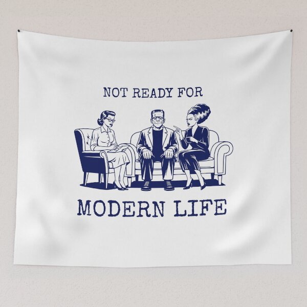 Item preview, Not Ready for Modern Life | Frankenstein's Couple Therapy designed and sold by RedDelaney.