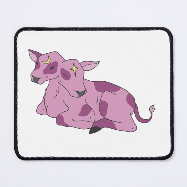 Item preview, Two Headed Calf Celestial Sticker - Pink designed and sold by GardenOfStars.