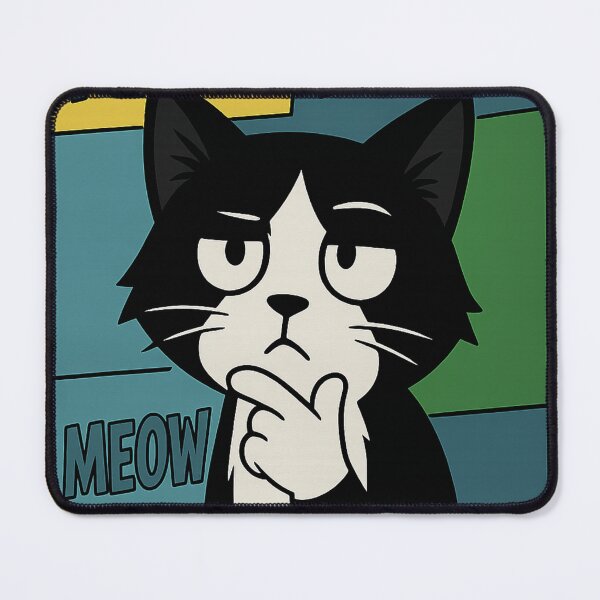 Item preview, Thoughtful Cat Pop Art Style / Thoughtful Comic Cat designed and sold by Idelab-11.