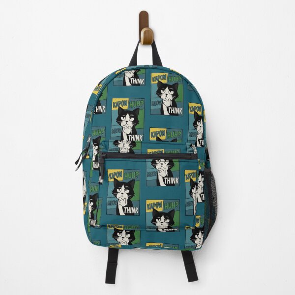 Item preview, Thoughtful Cat Pop Art Style / Thoughtful Comic Cat designed and sold by Idelab-11.
