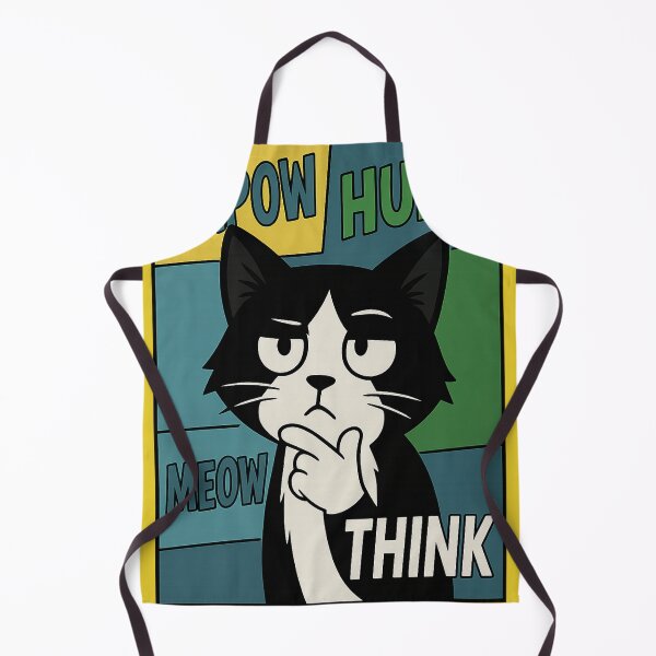 Item preview, Thoughtful Cat Pop Art Style / Thoughtful Comic Cat designed and sold by Idelab-11.