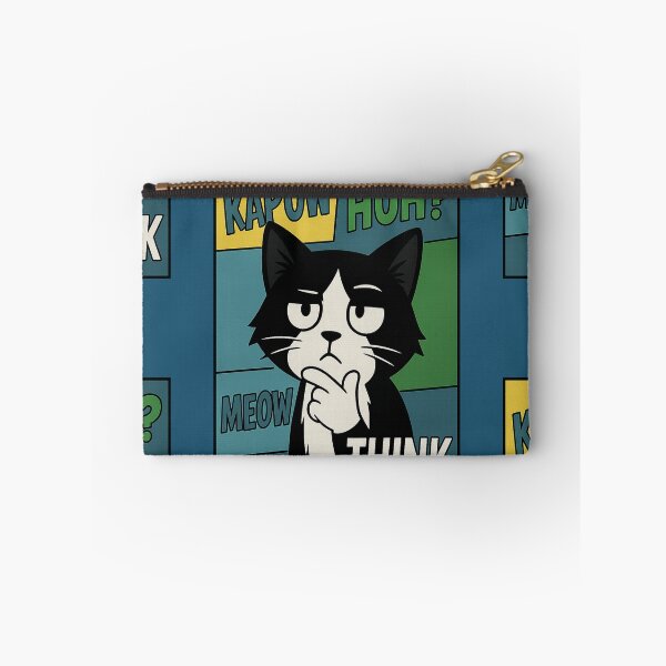 Item preview, Thoughtful Cat Pop Art Style / Thoughtful Comic Cat designed and sold by Idelab-11.