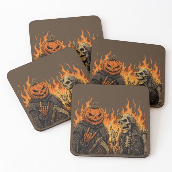 Item preview, ? Unhallowed Drop: Pumpkin Reaper & The Bone Fiend ? designed and sold by Deathgrind crew.