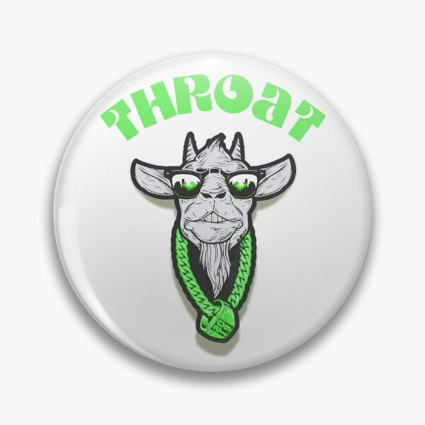 Item preview,  Chill Clever Throat Goat Bold Funny Naughty Graphic designed and sold by InkImpactCll.