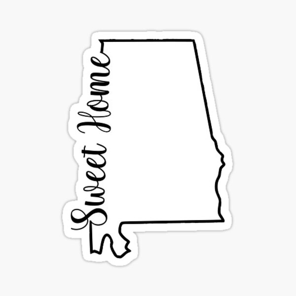 Alabama Sticker Sticker