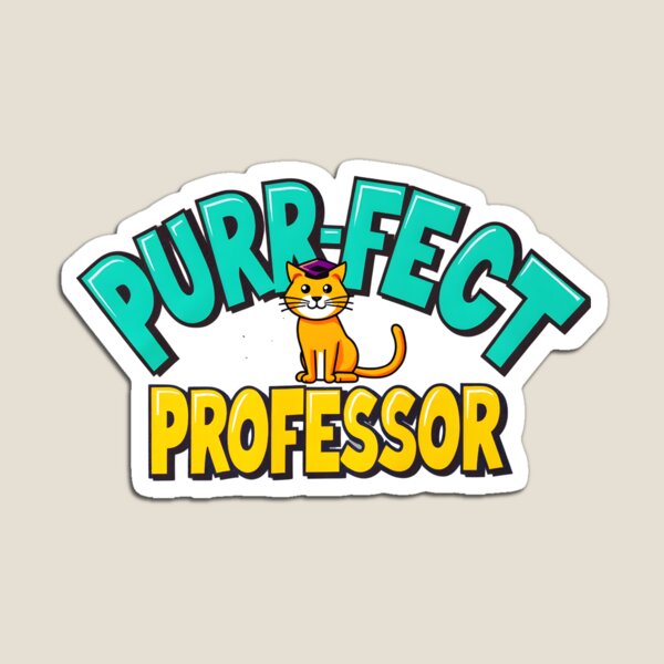 Item preview, Der perfekte Professor – intelligent, stilvoll und voller Katzen-Attitüde designed and sold by Purrfect Mischief.