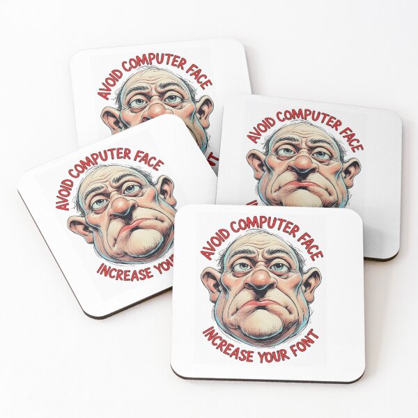 Item preview, Avoid computer face increase your font designed and sold by seahorse crossing.