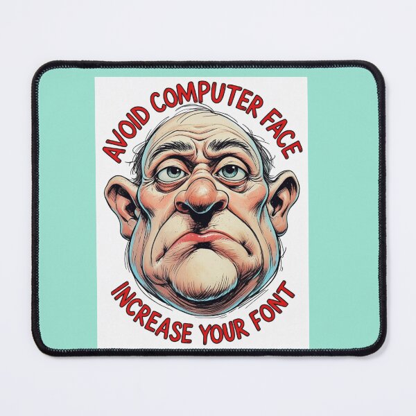 Item preview, Avoid computer face increase your font designed and sold by seahorse crossing.