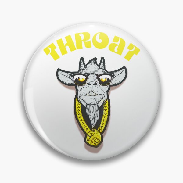 Item preview, Happy Unhinged Throat Goat Bold Funny Naughty Graphic designed and sold by InkImpactCll.