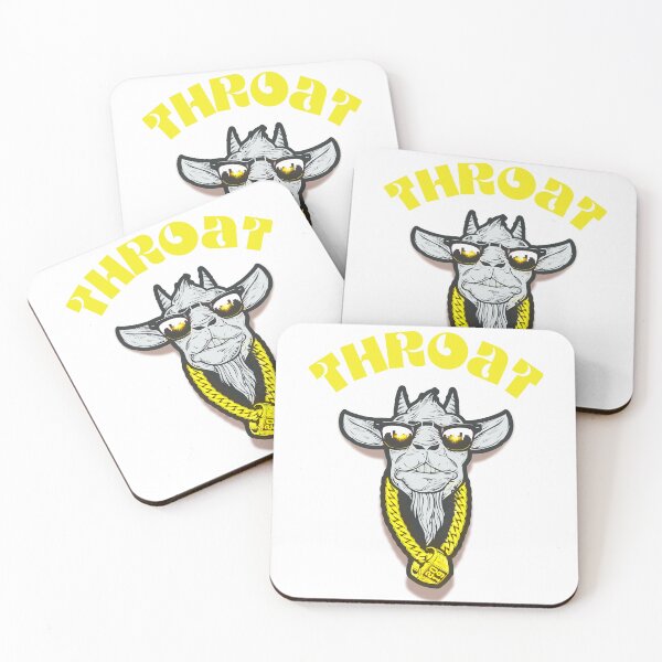 Item preview, Happy Unhinged Throat Goat Bold Funny Naughty Graphic designed and sold by InkImpactCll.