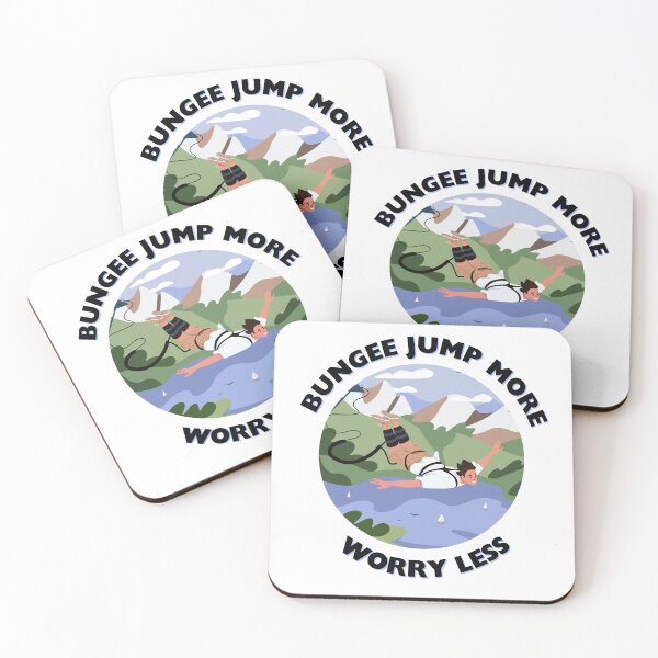 Item preview, bungee jump more worry less designed and sold by bratfactory.
