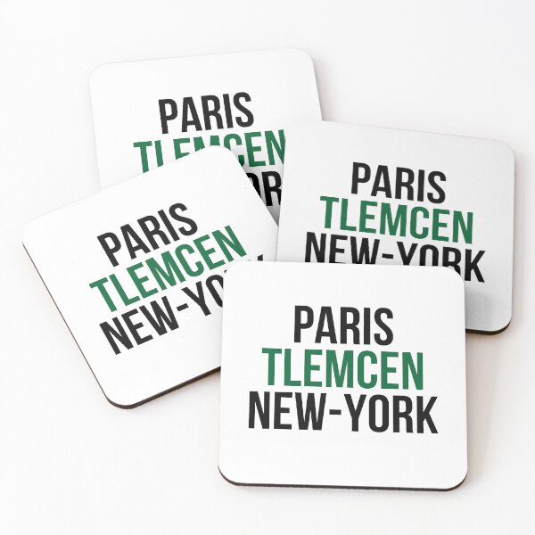 Item preview, PARIS – TLEMCEN – NEW YORK | City Identity Minimalist Design designed and sold by Curly-Erre.