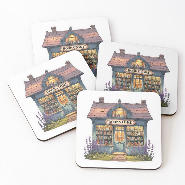 Item preview, Summer Bookshop with Lavender  designed and sold by CozyinTime.