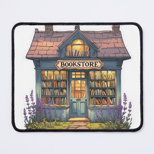 Item preview, Summer Bookshop with Lavender designed and sold by CozyinTime.