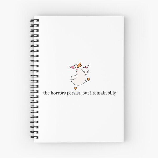 Item preview, The Horrors Persist, But I remain Silly designed and sold by DeafPigeonDesigns.