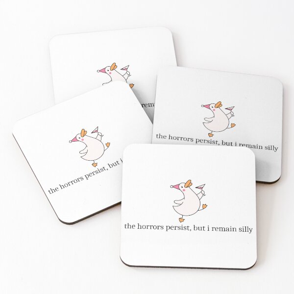 Item preview, The Horrors Persist, But I remain Silly designed and sold by DeafPigeonDesigns.