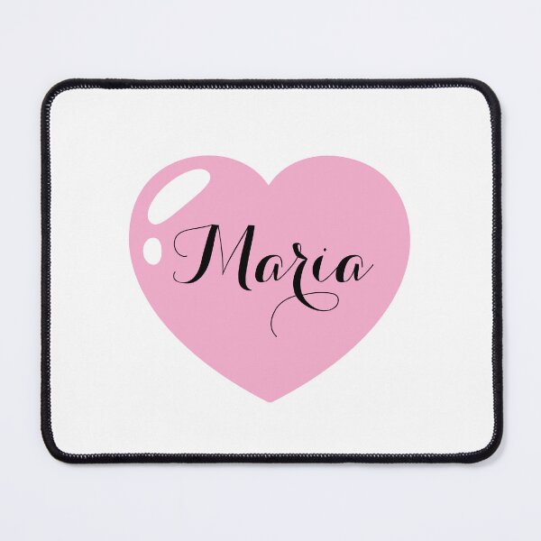 Item preview, Maria Name with pink Heart designed and sold by Monika Howarth.