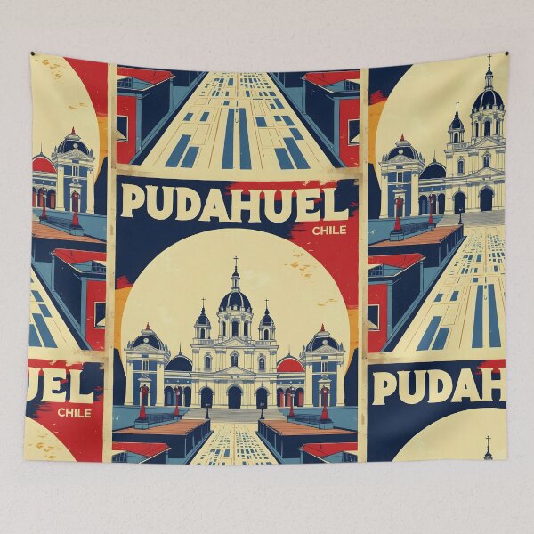 Item preview, Pudahuel Chile Vintage Travel Tourism designed and sold by TravelersGems.
