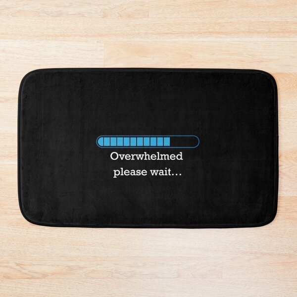 Item preview, Overwhelmed But Still Functioning – Tired Humor Glitch Aesthetic designed and sold by UTkiKK.