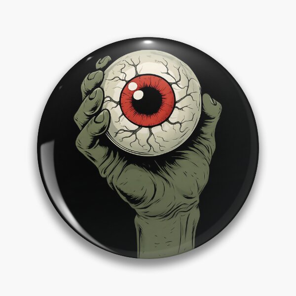 Item preview, Zombie Hand Holding Undead Eyeball designed and sold by NightTimeJ.