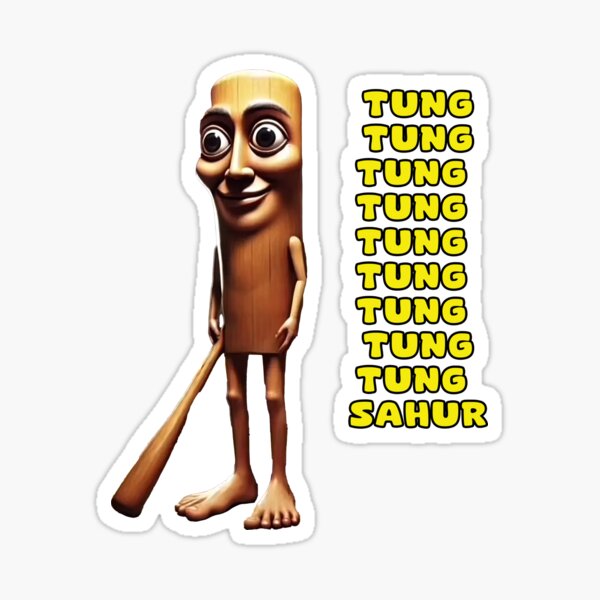 Item preview, Tung Tung Tung  Sahur  italian brainrot meme designed and sold by TeeARTHY.