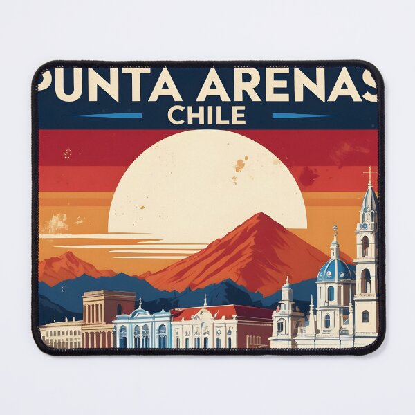 Item preview, Punta Arenas Chile Vintage Travel Tourism designed and sold by TravelersGems.