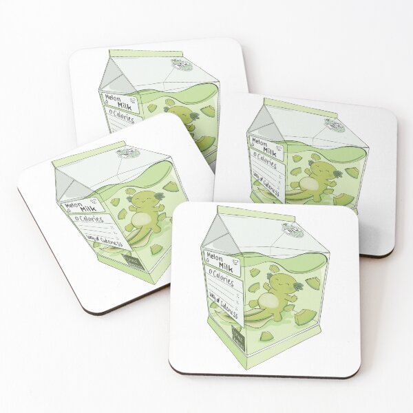 Item preview, Milksolatl - Axolotl trapped in Melon Milk  designed and sold by FemaleWholesale.